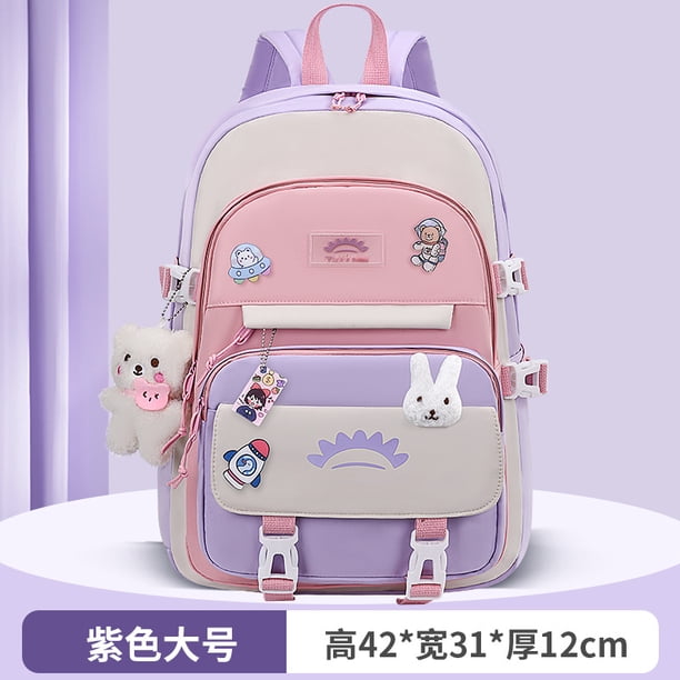 High School Girls Backpack Multi Pockets School Bags For Teenage Girls Japanese Kawaii Backpack Women Cute Book Bag Mochila