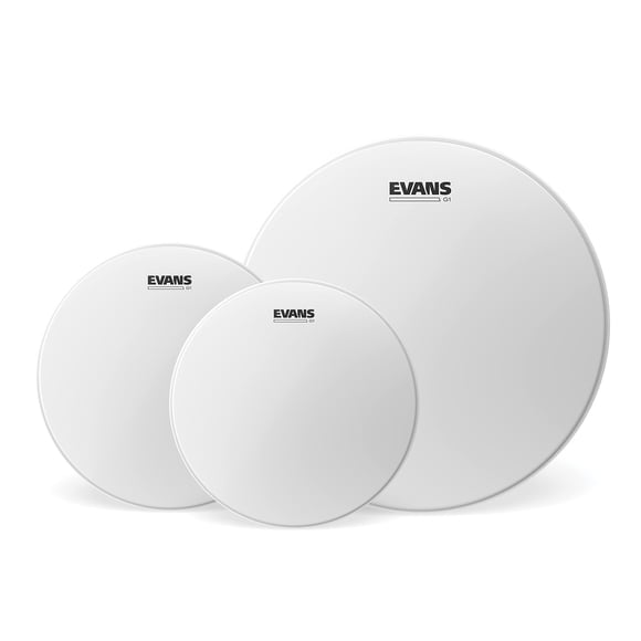Tompack Drum Heads Evans G1 Coated Fusion (25 cm, 30 cm, 35 cm)