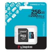 Kingston - Sdcg4 256Gb Microsdxc Canvas Go Plus Gen4 200Mb S A2 U3 V30