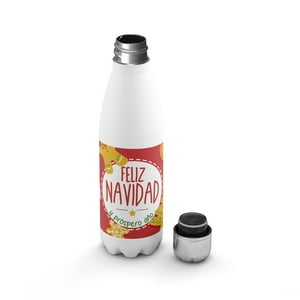 Creango - Botella Agua Termica Navidad De Acero Inoxidable