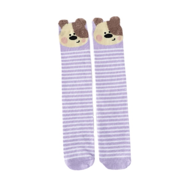 1 Par De Calcetines Hasta La Rodilla Para Niñas De 3 A 15 Años, Regalo De Cumpleaños, Bota De Oso