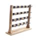 thumbnail image 3 of Soporte De Exhibición De Pendientes De Madera, Estante Multiusos De Almacenamiento De Pendientes De Múltiples Niveles, 4 Niveles, 3 of 5
