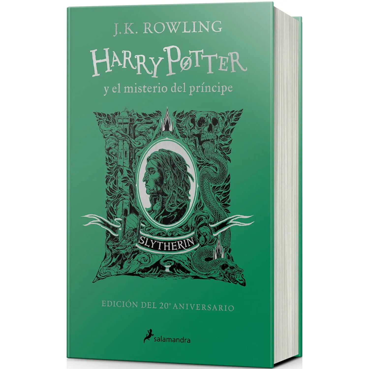 Libro Harry Potter N° 6 Misterio del Principe (20aniv.Slythering Tapa ...