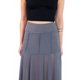 thumbnail image 2 of Jess por Meiko Falda Maxi de Doble Capa para Mujer Gris M, 2 of 6