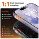 thumbnail image 4 of Protector de pantalla Zeniss para iPhone 17 de 6,3" con resistencia militar 12FT, paquete de 2, 4 of 7