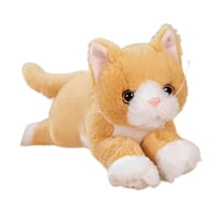 Magideal - Gato De Felpa Para Niños, Muñeca De Gato Abrazado, Decoración De La Habitación De Los Niños, Gato De Dibujos Animados, Juguete De Peluche Para Adolesc Marrón