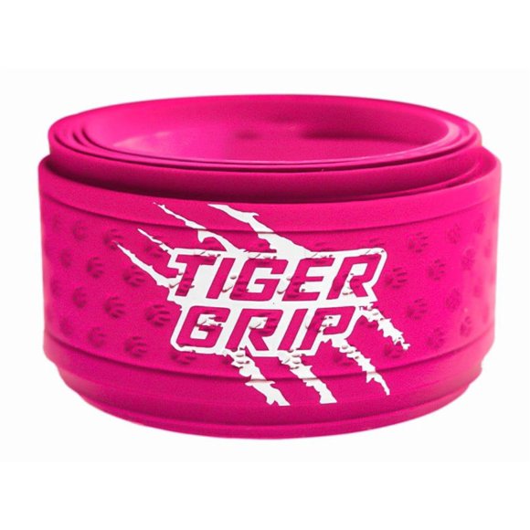 Cinta de agarre para bate Tiger Grips 1,1 mm rosa neón