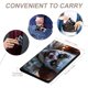 thumbnail image 4 of Payaso Pennywise Porta Pasaporte y Cartera de Viaje Premium de Cuero PU, Funda de Pasaporte Bloqueo RFID con Ranuras para Tarjetas de Crédito, Estuche para Libro de Pasaporte para Familia 10cm × 15cm, 4 of 6