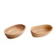 thumbnail image 1 of Ensaladera De Madera, Cuenco Ondulado Para Servir, Cuenco Para Mezclar Para Postre Y Fruta, 2 Uds., 1 of 5