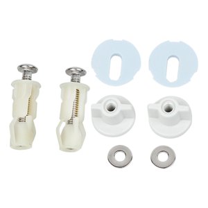 Magideal - Kit De Tornillos Para Asientos De Inodoro, Tornillos De Expansión, Tuercas De Servicio Pesado, Arandelas, Sujetadores De Repuesto, Accesorios De , Tornillos Cortos