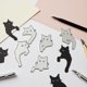 thumbnail image 5 of Cauaoa Set de 6 troqueles de corte de metal con gato negro, 5 of 7