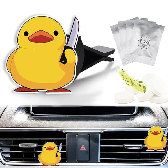 Ambientador para coche Clip Lynzetqy Cute Duck Cologne Scent