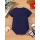 thumbnail image 5 of Baby Boys And Girls Cute "I Love Mom" Bear Short Sleeve Onesie Clothes, 5 of 5