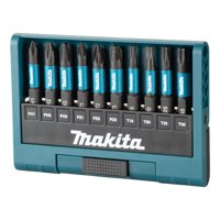 Marca - Set 10 Puntas Impact Black Ph-Pz-Tx (1/4 X50) Makita E-12011