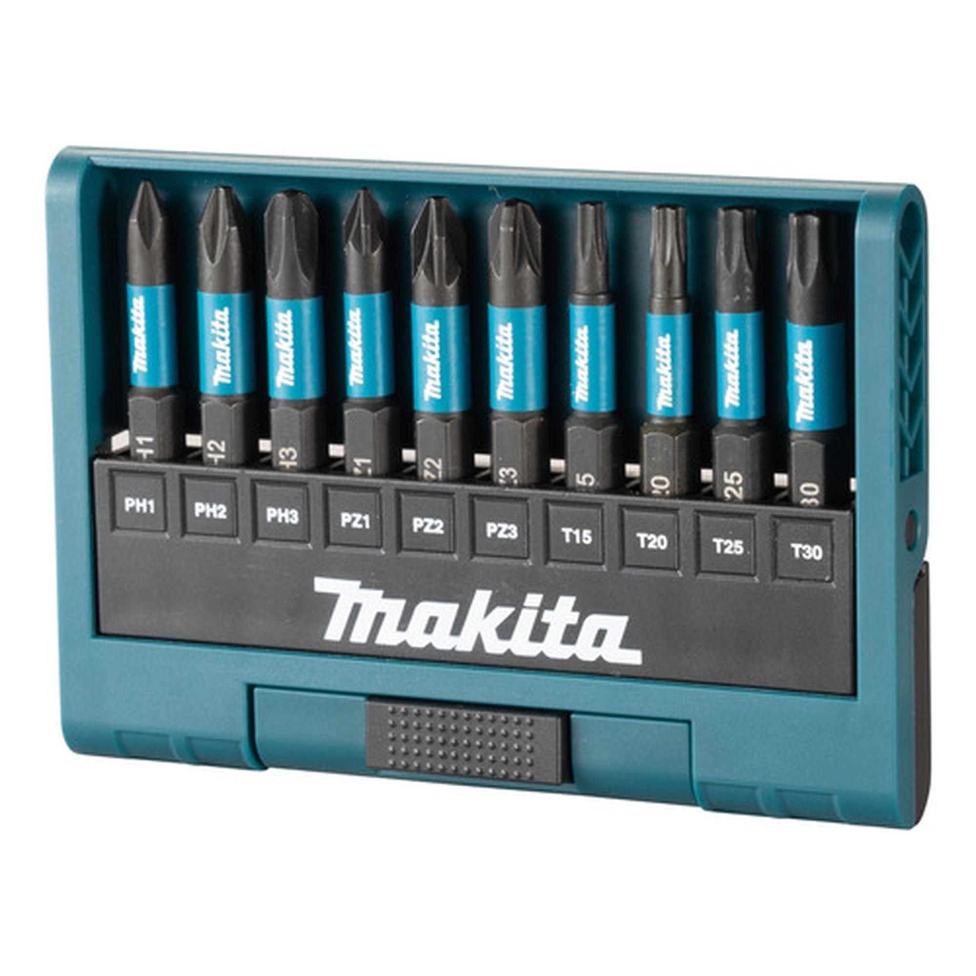 Marca - Set 10 Puntas Impact Black Ph-pz-tx (1/4 X50) Makita E-12011