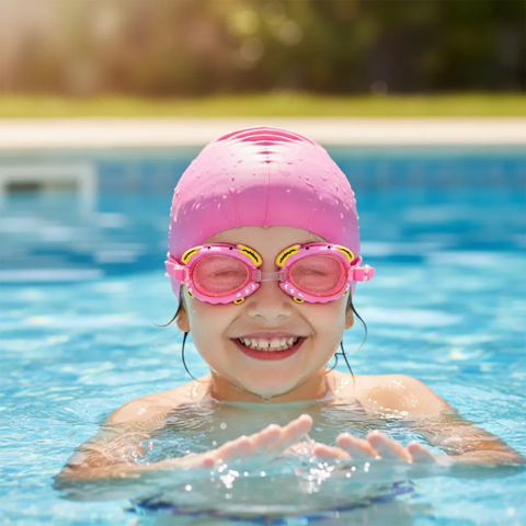 Genérico - Lentes Para Agua Natación Gorro De Silicona Para Niños