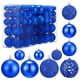 thumbnail image 1 of 100 bolas navideñas para árbol de Navidad, delicado juego de adornos navideños artesanales de plástico irrompible para Año Nuevo, fiestas de bodas y otras festividades., 1 of 5