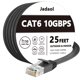 thumbnail image 1 of Cable Ethernet Jadaol Cat6 7,5 m 10 Gbps plano RJ45 negro, 1 of 8