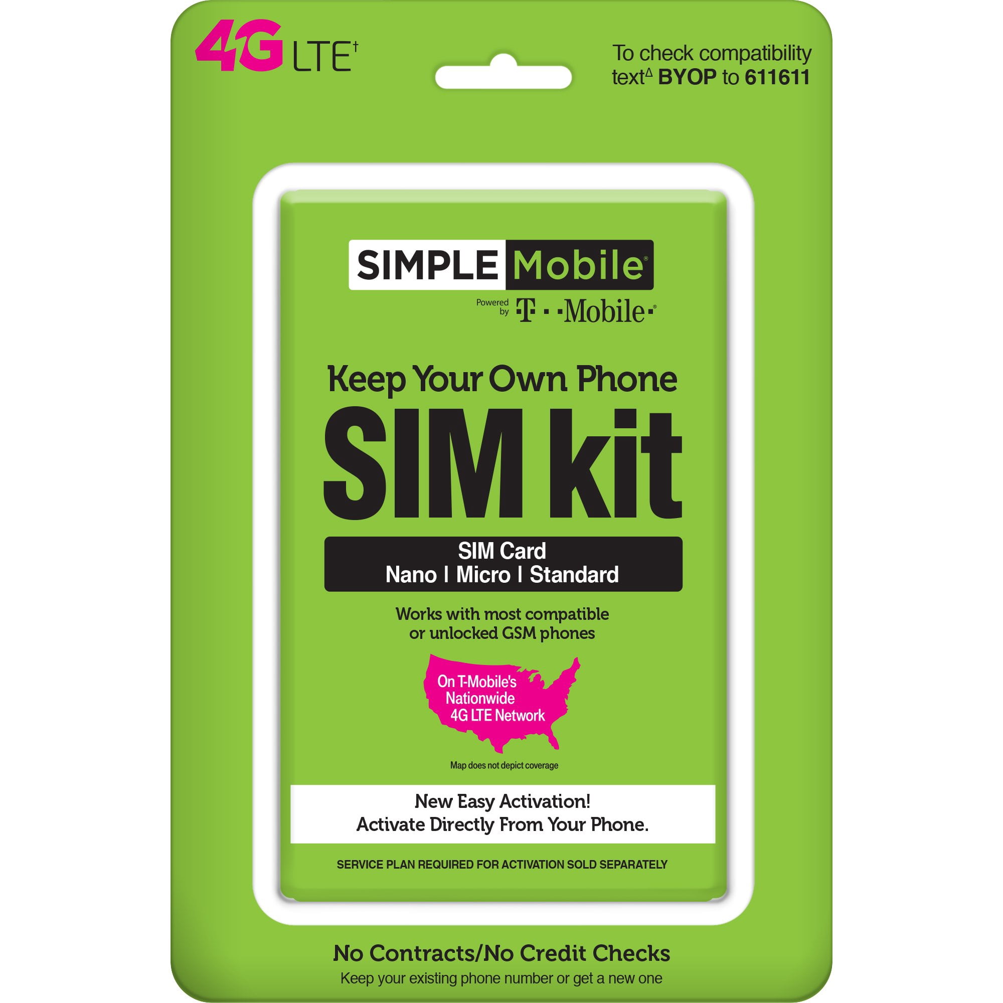 Kit Sim Universal Simple Mobile Con Tecnología T-mobile