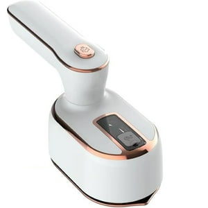 Veat00L - Mini Hierro De Vapor De Viaje Portátil, Doble Planchado Seco Y Húmedo, Potencia De Calentamiento Rápido De 1000W, Hierro Doméstico Con Mango Ajustable De 180 °