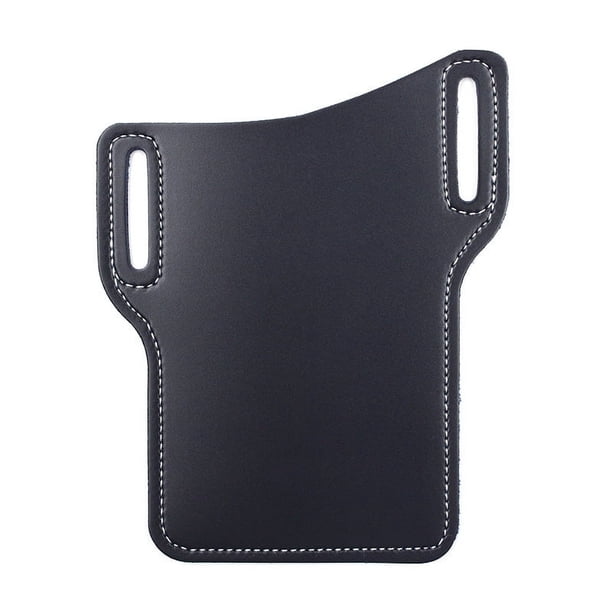 1pc Men's Faux Leather Universal Phone Case Phone Storage Bag, Outdoor Sports Phone Case For Running Travel Camping Hiking