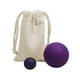 thumbnail image 4 of 2x Pelotas de masaje para fascitis, pelotas miofasciales con bolsa de almacenamiento para la espalda baja , PÚrpura Púrpura, 4 of 5