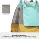thumbnail image 2 of Bolso De Playa De Malla Grande Vacaciones Piscina Compras Y Bolsillo De Viaje Plegables W Bolsillos De Almacenamiento Para Mujeres Hombres Y Familias (amarillo), 2 of 3