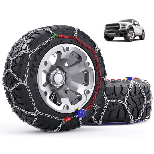 Cadenas De Nieve Auveby Hyr-b Para Neumáticos De Camionetas Y Suv