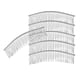 thumbnail image 2 of 6 piezas de metal peines para el cabello clips peine diapositivas 30 dientes accesorios para el cabello blanco K, 2 of 2