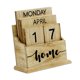 thumbnail image 4 of Calendario De Bloques De Madera Escritorio Oficina Sala De Estar Regalo De Cumplea?os Calendario Perpetuo Hogar, 4 of 5