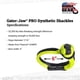 thumbnail image 2 of Grillete de Remolque Bubba Rope Gator-Jaw PRO 7/16" de Alta Resistencia, 2 of 6