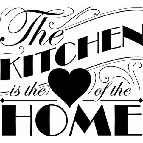 Rienda Libre Graphics - Decomural Heart Of The Home Kitchen Ws-46229