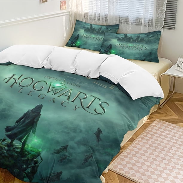 Hogwarts Legacy Hogwarts Legacy 3-Piece Bedding Set Soft Warm And Comfortable Soft Bed Set for Bedroom