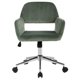 thumbnail image 5 of Silla De Escritorio Cromwell Terciopelo Verde, 5 of 6