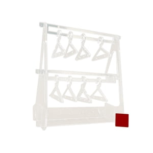 Magideal - Soporte Para Estante De Pendientes, Soporte Para Perchas, Armario Único Para Pendientes, Soporte De Exhibición De Pendientes Acrílicos, Organizador De , Claro, 12Cmx6Cmx15Cm