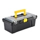 thumbnail image 3 of Caja de herramientas multifunción con asa, organizador de doble capa, caja de almacenamiento portátil duradera y duradera para electricista, herramien, 3 of 5