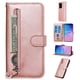 thumbnail image 1 of Funda con Cremallera para Samsung Galaxy S20 Ultra, Carcasa Cartera de Cuero PU con Soporte y Tarjetero, 1 of 6