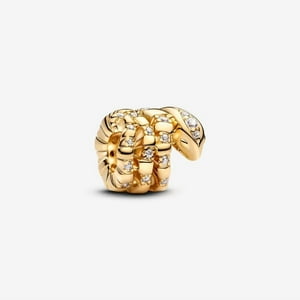 Dije Pandora Serpiente Enroscada Oro 14K