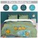 thumbnail image 5 of Psyduck Bed Duvet Cover Funny Anime Cartoon Bedding Sets Lightweight 3 Piece Comforter Sets, 5 of 5