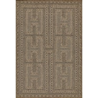 Alfombra Momeni Hampton Transitional Para Interiores Y Exteriores, Color Natural