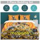 thumbnail image 5 of x13 Minion 3-Piece Bedding Set Warm And Comfortable Soft Duvet Cover Bed Set with 1 Duvet Cover And 2 Pillowcases for Bedroom b13, 5 of 5