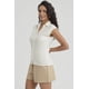 thumbnail image 4 of Polera Mujer Textura Abotonada Crudo, 4 of 8