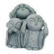 thumbnail image 2 of Estatuilla Del Monje De La Escultura De Las Decoraciones Del Tanque De Peces De Buda Para El Estilo B Del Jardín Del Coche De La Mesa, 2 of 3