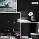 thumbnail image 3 of Papel tapiz Micpolo negro mate 40 x 300 cm impermeable de PVC, 3 of 9
