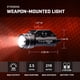 thumbnail image 4 of Linterna para armas Streamlight TLR‑1s 300LM con luz estroboscópica negra, 4 of 6