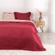 thumbnail image 1 of Set Quilt Liso + Sabana Liso King Rojo, 1 of 2