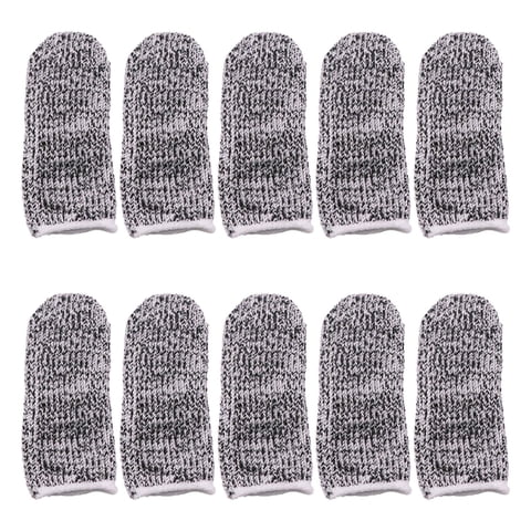 Magideal - 10X Guantes Para Pulgar, Cubierta Para Dedos, Jardinería, Carpintería, Nailon, Dedos Antideslizantes, Cunas, Protector Para Pulgar, Mangas Para Dedos