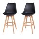 thumbnail image 1 of Pack x 2 Taburetes acolchado Eames Negro, 1 of 6