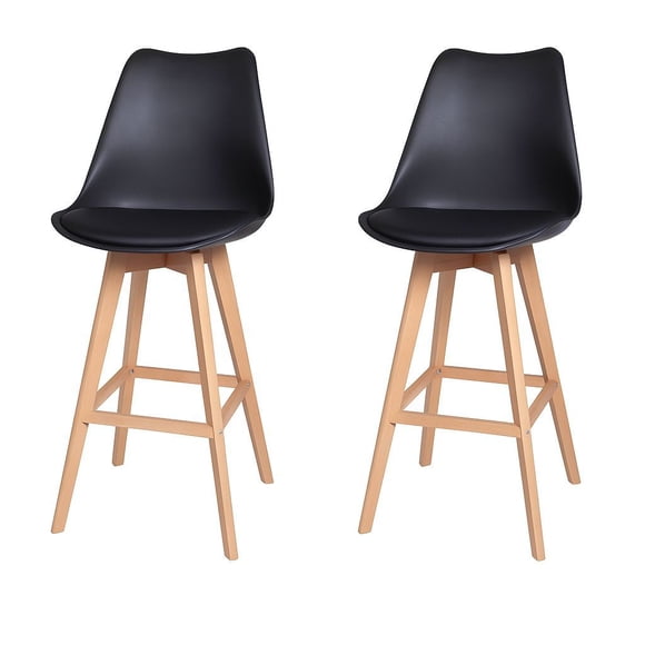 Pack x 2 Taburetes acolchado Eames Negro