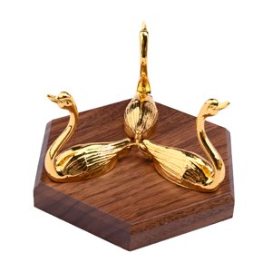 Magideal - Soporte De Bola De Cristal De Metal, Base De Bola De Lente, Soporte De Exhibición Para Bolas De Globo, Geodas, Piedras, Cristales, Pelotas De Béisbol, Cisne